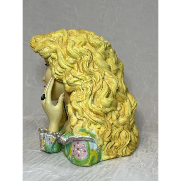 CAMEO GIRLS LV-018 ANGELINA 1973 “California Natural”, 2000 ED Lady Head Vase - Picture 6 of 12